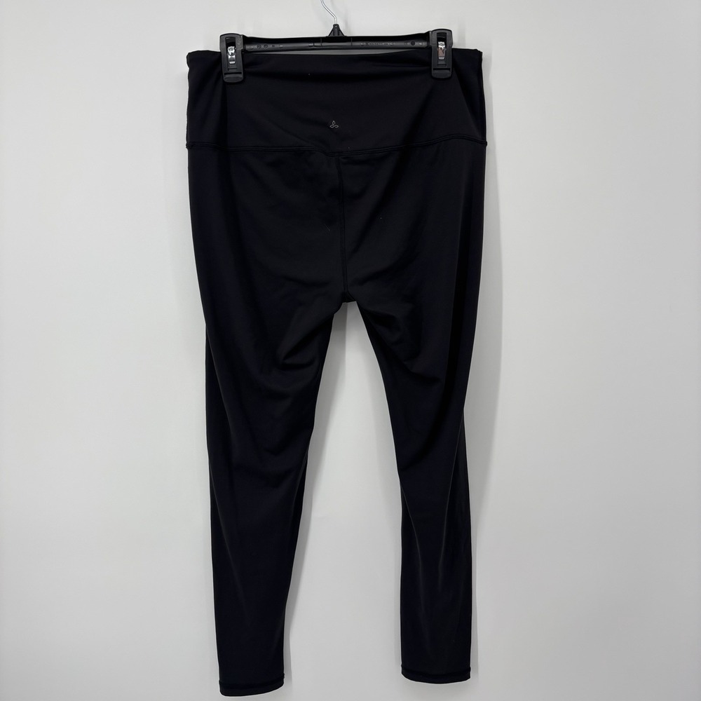 Prana Women's Black Leggings Size XL Gym Workout Athletic Running - Picture 2 of 8